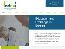 Tablet Screenshot of edex.ie