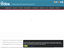 Tablet Screenshot of edex.es